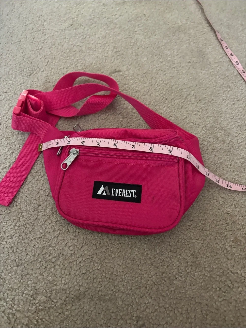 Everest Pink Compact Waist Bag - Hands-Free Crossbody